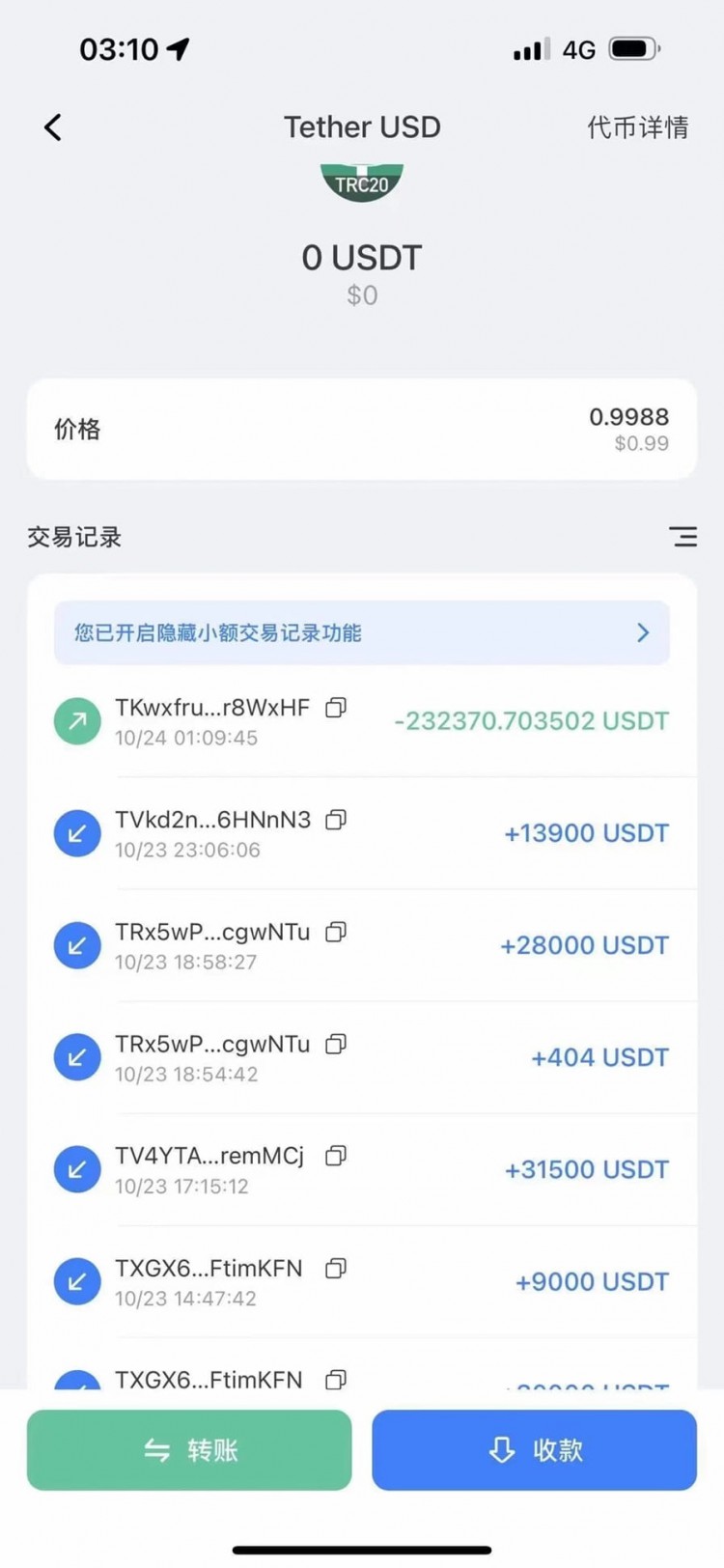 BTC涨到了35000美元 还有一个钱包被盗442000u