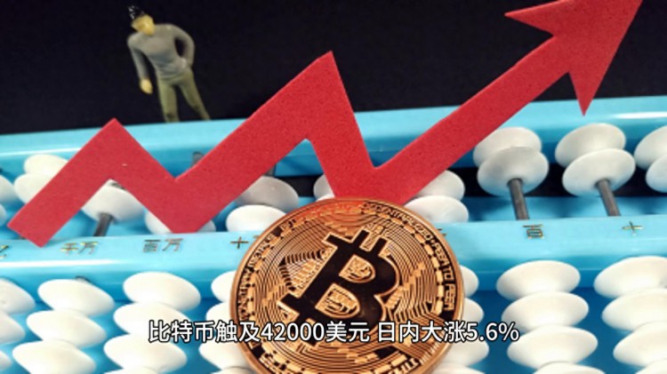 【资讯】比特币触及42000美元，当天上涨5.6%