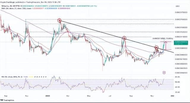 BTC价格飙升至44万美元而AVAXDOGESHIB则呈两位数爆炸式增长