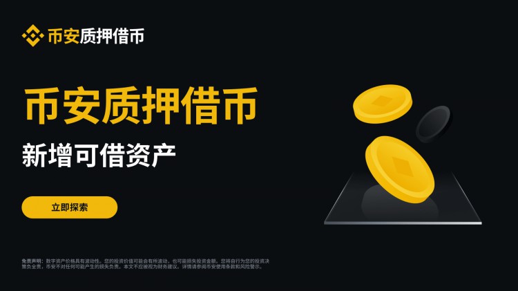 币安质押借币（活期利率）新增可借资产 - 2024-03-06